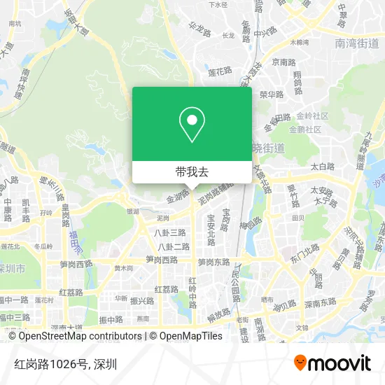 红岗路1026号地图