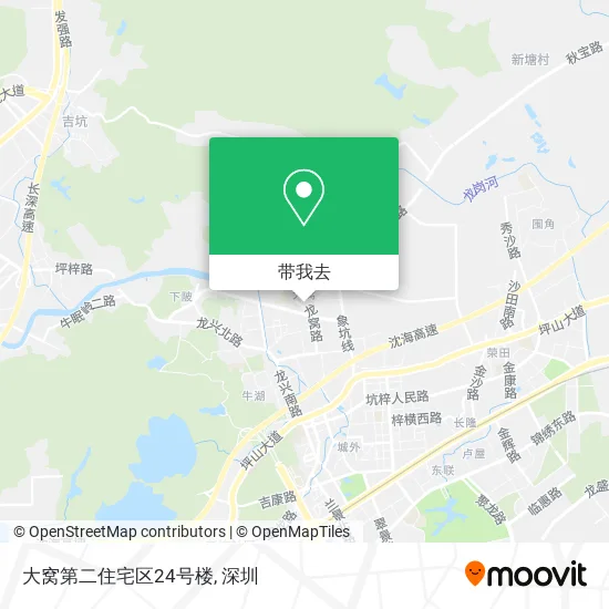 大窝第二住宅区24号楼地图