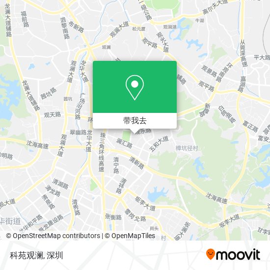 科苑观澜地图