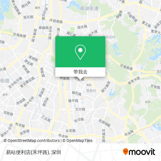 易站便利店(禾坪路)地图