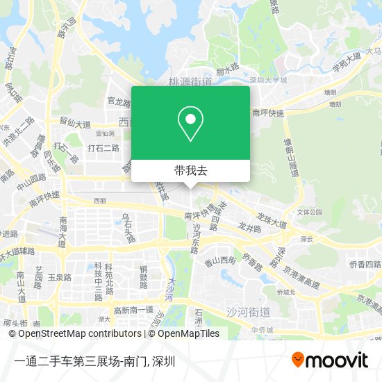 一通二手车第三展场-南门地图