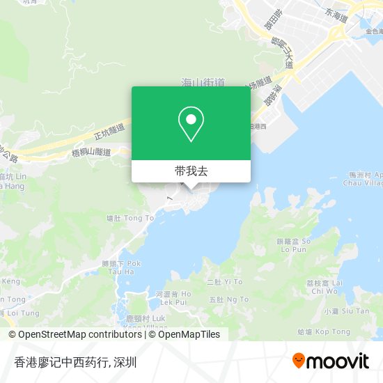 香港廖记中西药行地图