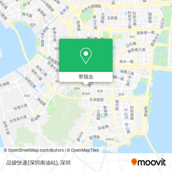 品骏快递(深圳南油站)地图