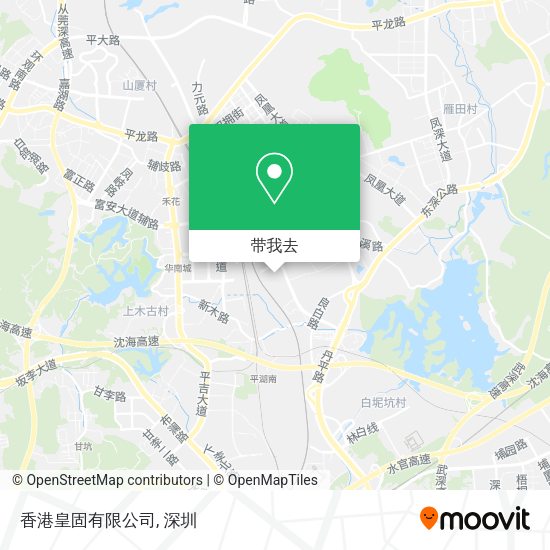 香港皇固有限公司地图