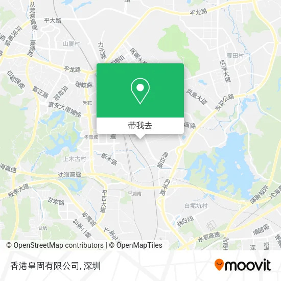 香港皇固有限公司地图
