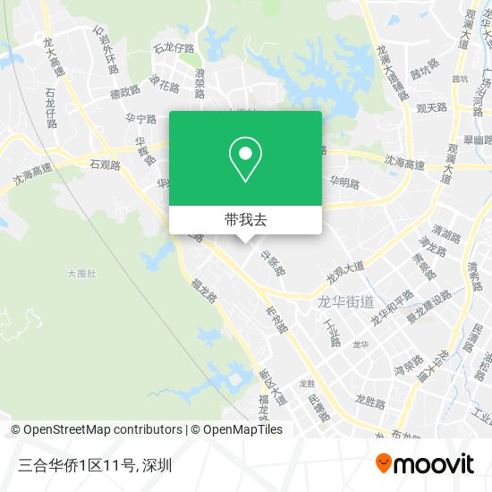 三合华侨1区11号地图
