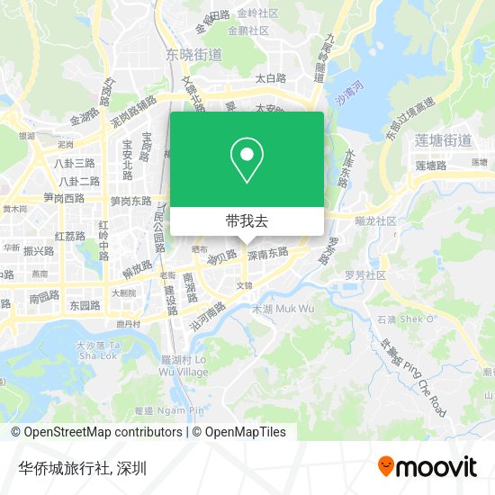 华侨城旅行社地图