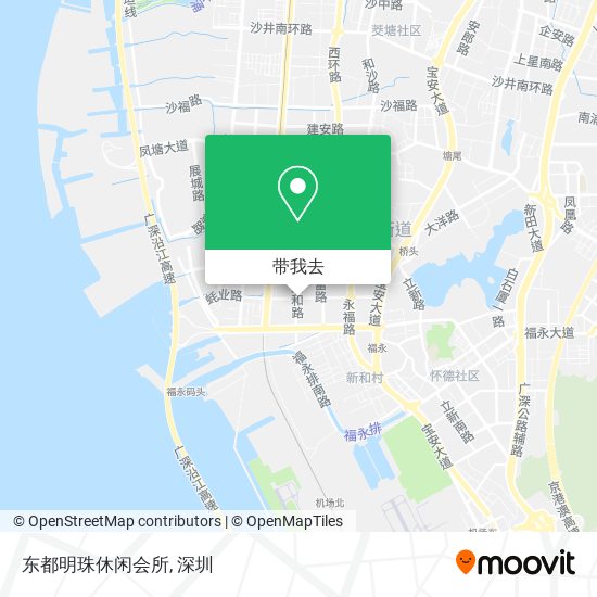 东都明珠休闲会所地图