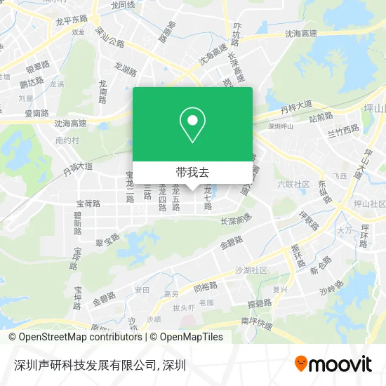 深圳声研科技发展有限公司地图