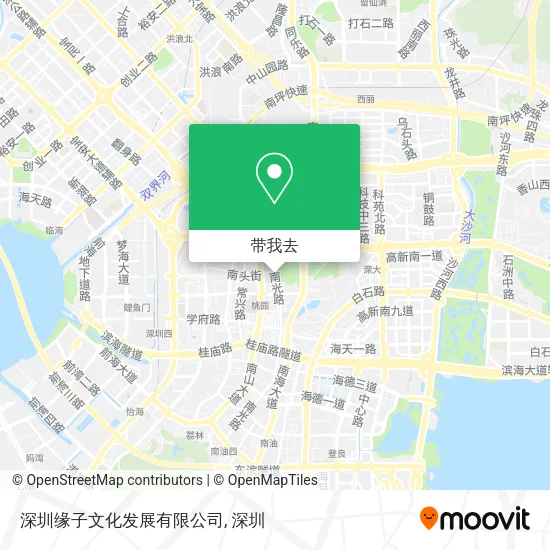 深圳缘子文化发展有限公司地图