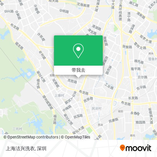 上海洁兴洗衣地图
