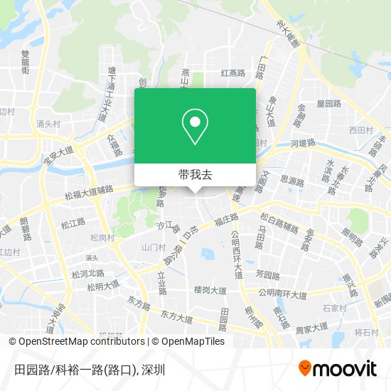 田园路/科裕一路(路口)地图