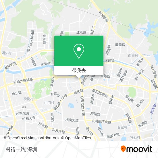 科裕一路地图