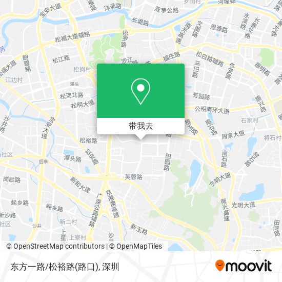 东方一路/松裕路(路口)地图