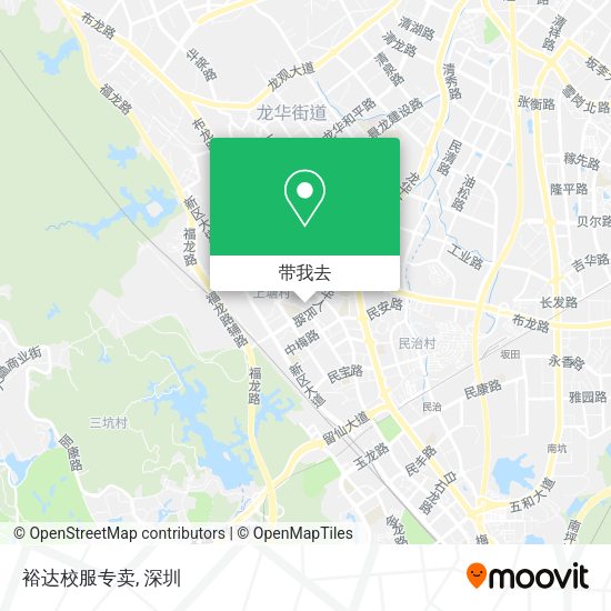 裕达校服专卖地图