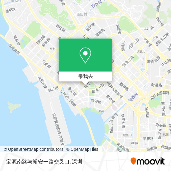 宝源南路与裕安一路交叉口地图