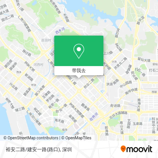 裕安二路/建安一路(路口)地图