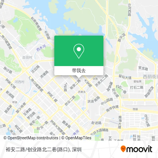 裕安二路/创业路北二巷(路口)地图