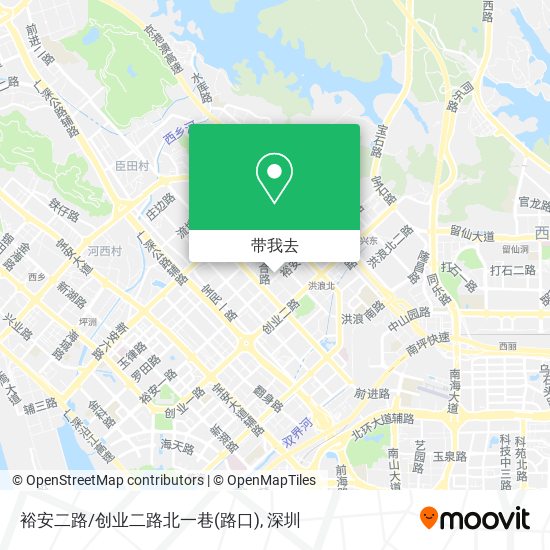 裕安二路/创业二路北一巷(路口)地图