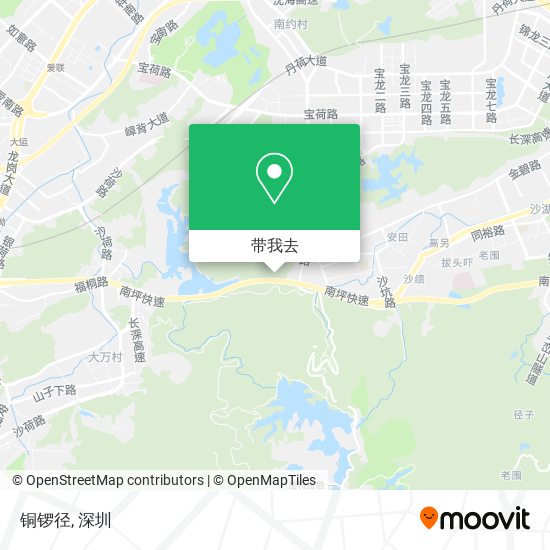 铜锣径地图