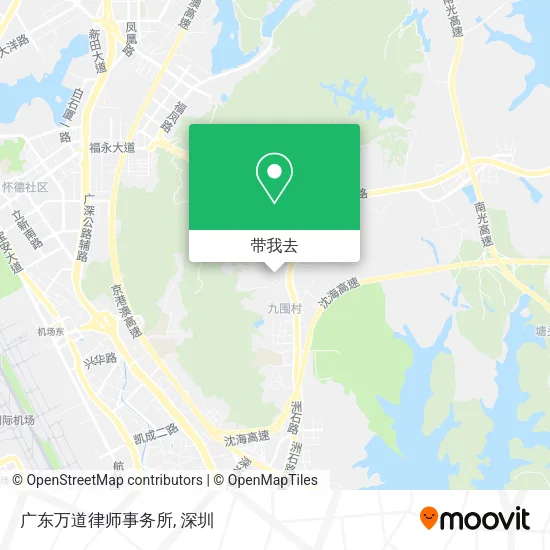 广东万道律师事务所地图