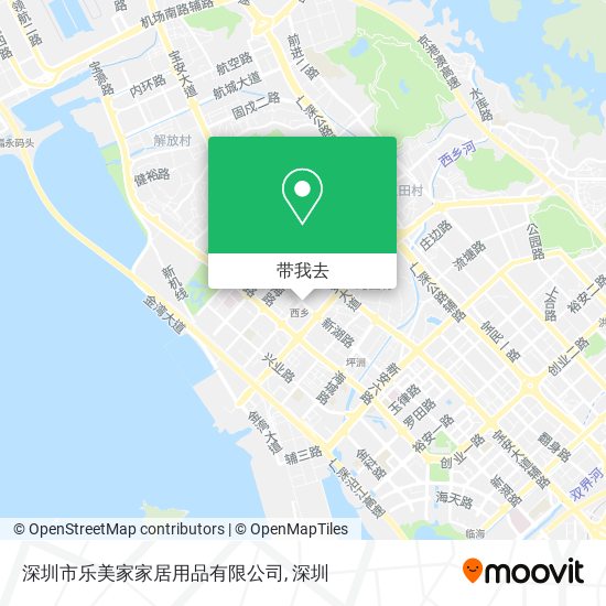 深圳市乐美家家居用品有限公司地图