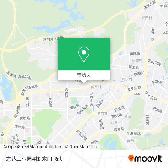 志达工业园4栋-东门地图