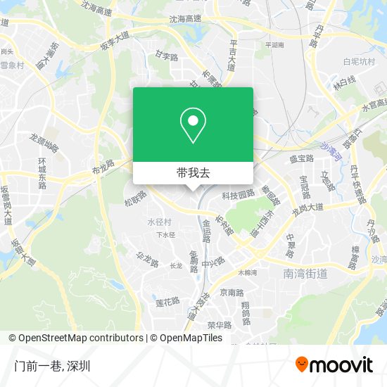 门前一巷地图