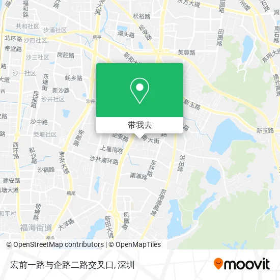 宏前一路与企路二路交叉口地图