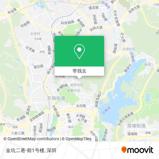 金坑二巷-前1号楼地图