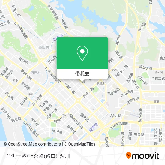 前进一路/上合路(路口)地图