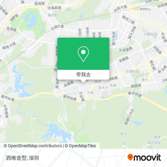 西唯造型地图