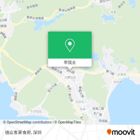 德众客家食府地图