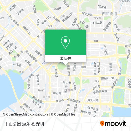 中山公园-游乐场地图
