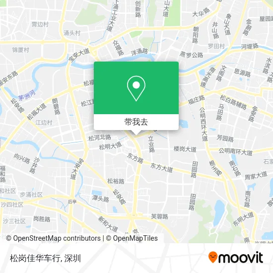 松岗佳华车行地图