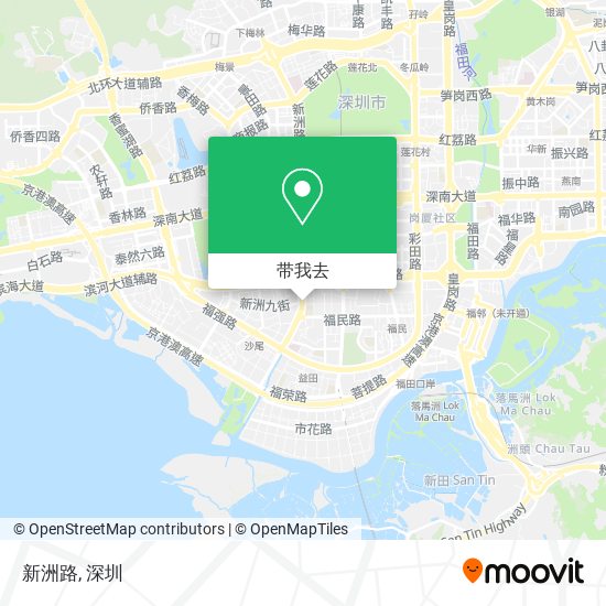 新洲路地图