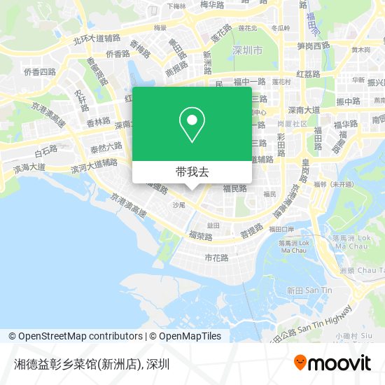 湘德益彰乡菜馆(新洲店)地图