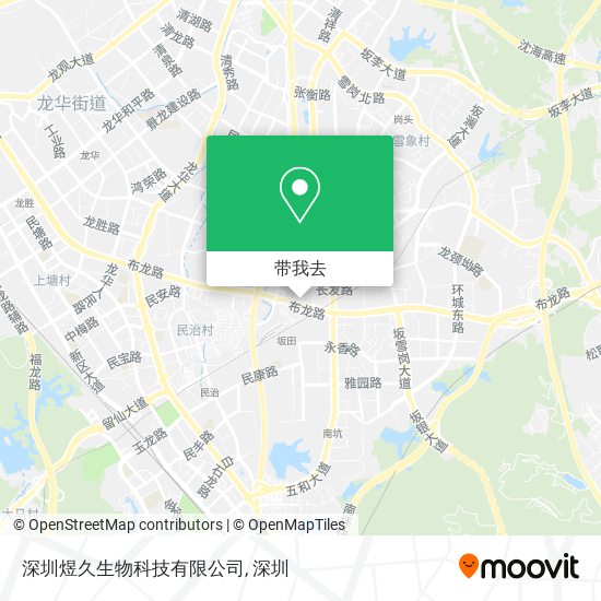 深圳煜久生物科技有限公司地图