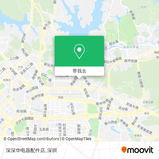 深深华电器配件店地图