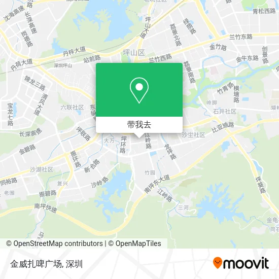 金威扎啤广场地图