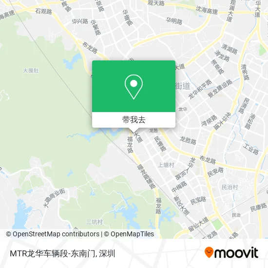 MTR龙华车辆段-东南门地图
