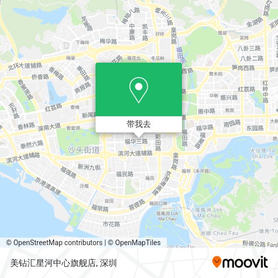 美钻汇星河中心旗舰店地图