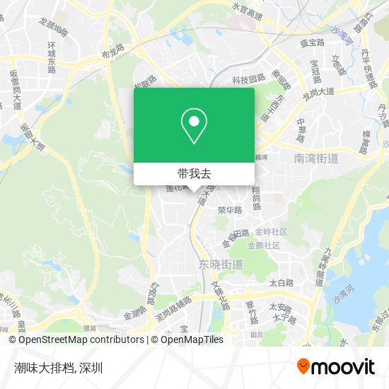 潮味大排档地图