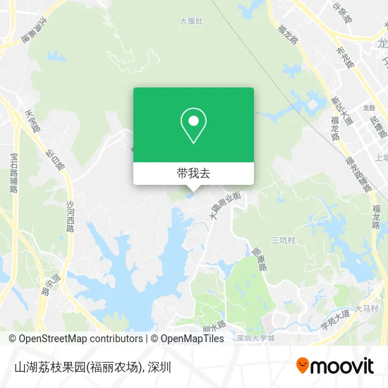 山湖荔枝果园(福丽农场)地图