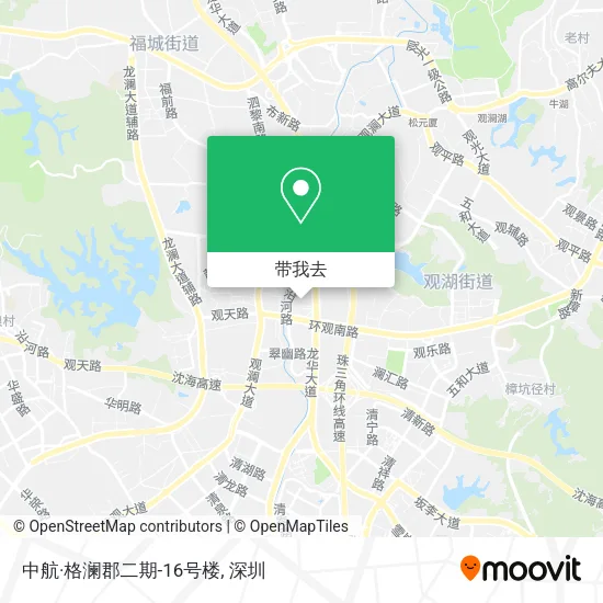 中航·格澜郡二期-16号楼地图