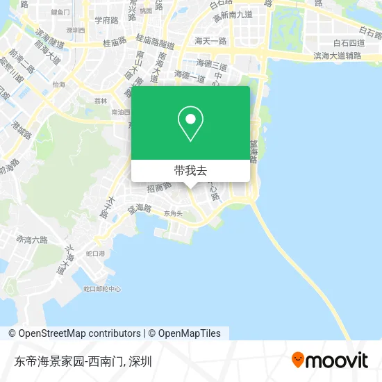 东帝海景家园-西南门地图
