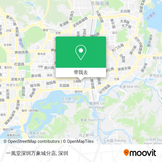 一風堂深圳万象城分店地图