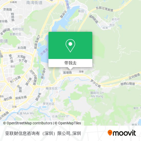 亚联财信息咨询有（深圳）限公司地图