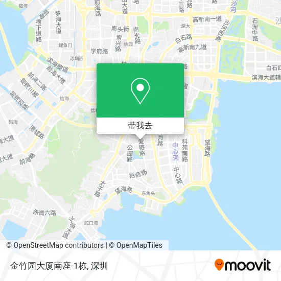 金竹园大厦南座-1栋地图