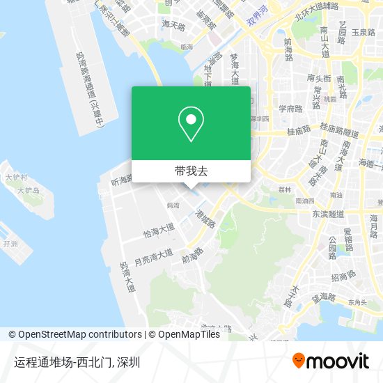 运程通堆场-西北门地图